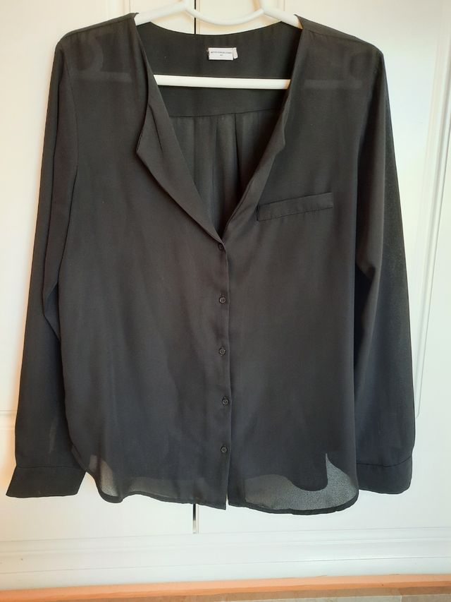 Camisa negra Jacqueline de Yong