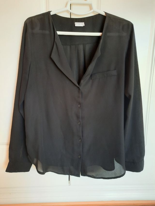 Camisa negra Jacqueline de Yong