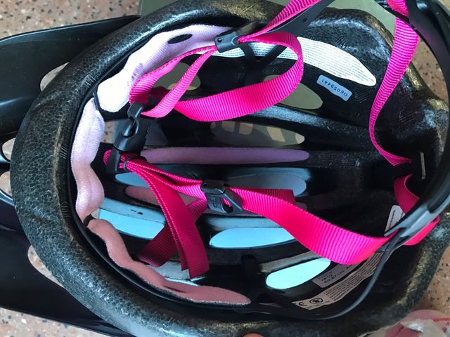 Casco bicicleta niña