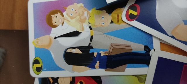 juego de cartas de los increíbles