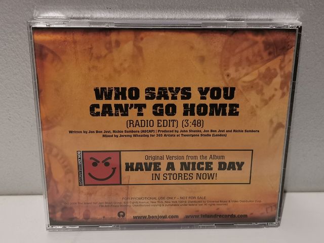 Cd Single y 4 revistas Club Back Jon Bon Jovi