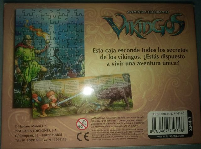 Vikingos, libro más puzzle