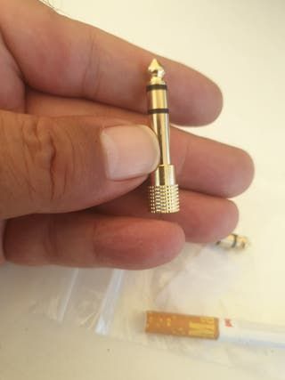 Adaptador Conector Auriculares 3.5mm a 6.5 mm