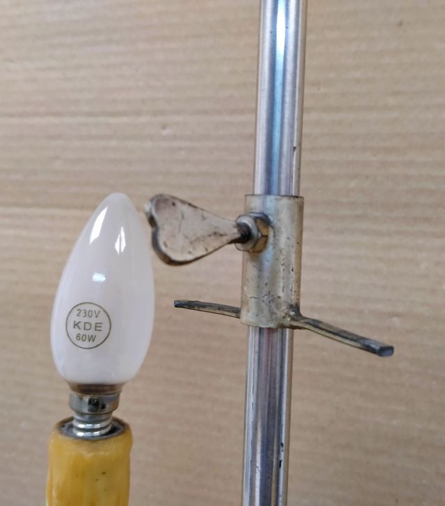 ANTIGUA LAMPARA DE DOS LUCES