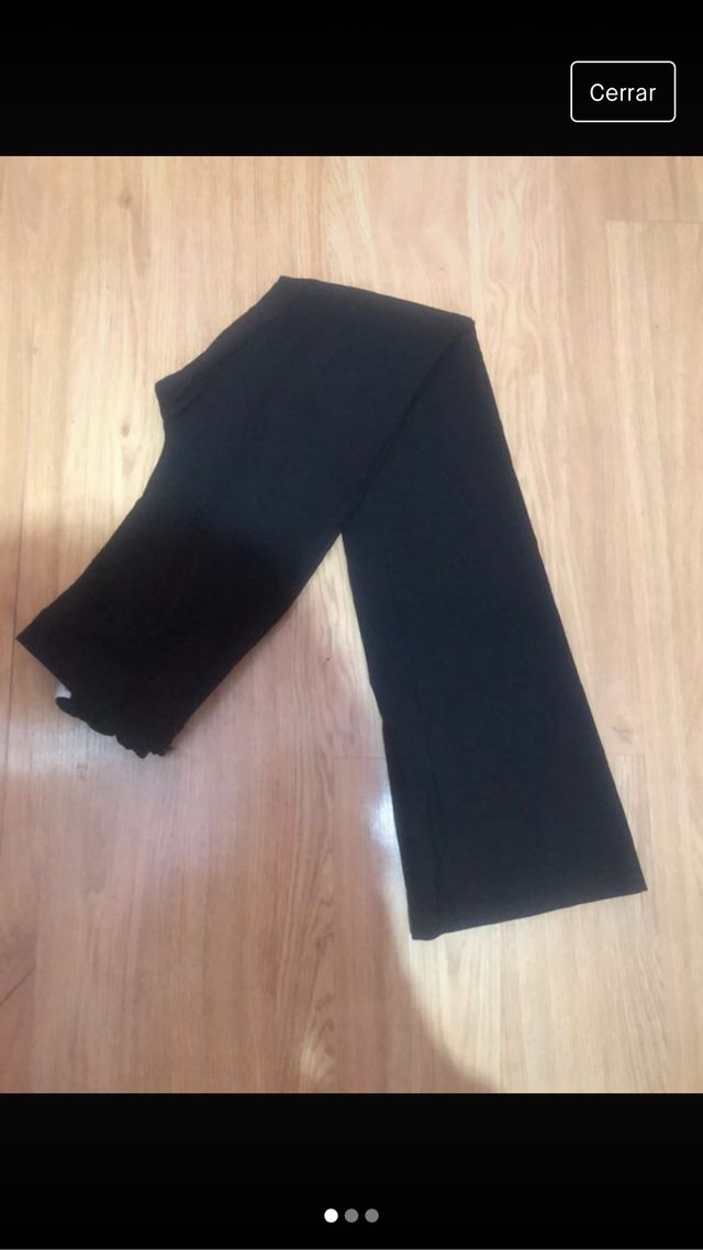 Pantalón campana elástico Mango T. M