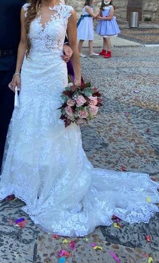 Vestido de novia de marca de segunda mano en Ciudad Real en WALLAPOP