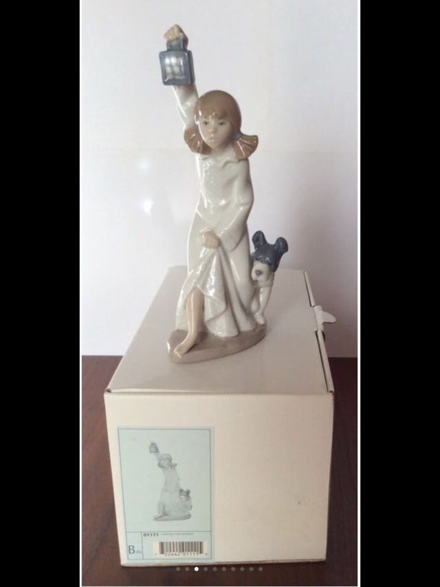 Figura Lladro Nao Autentica en su caja