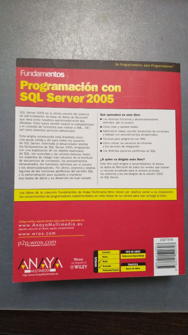 Programación con SQL Server 2005
