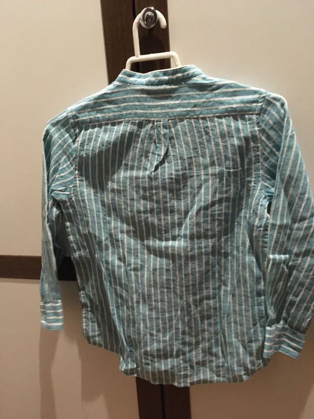 Camisa rayas neck neck talla 6años de niño