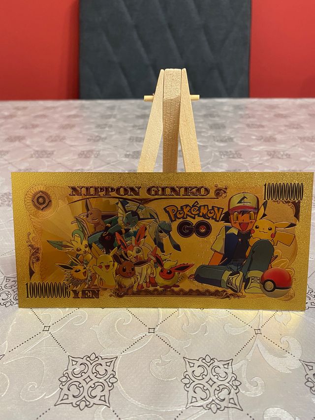 EXCLUSIVO BILLETE DE POKEMON. MODELO: PIKACHU