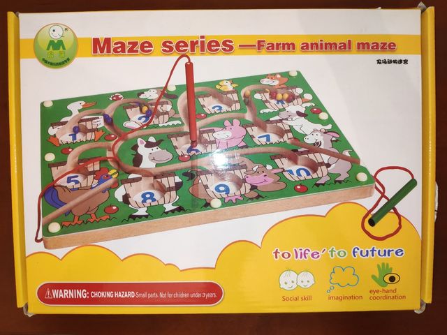 Juego infantil con imanes