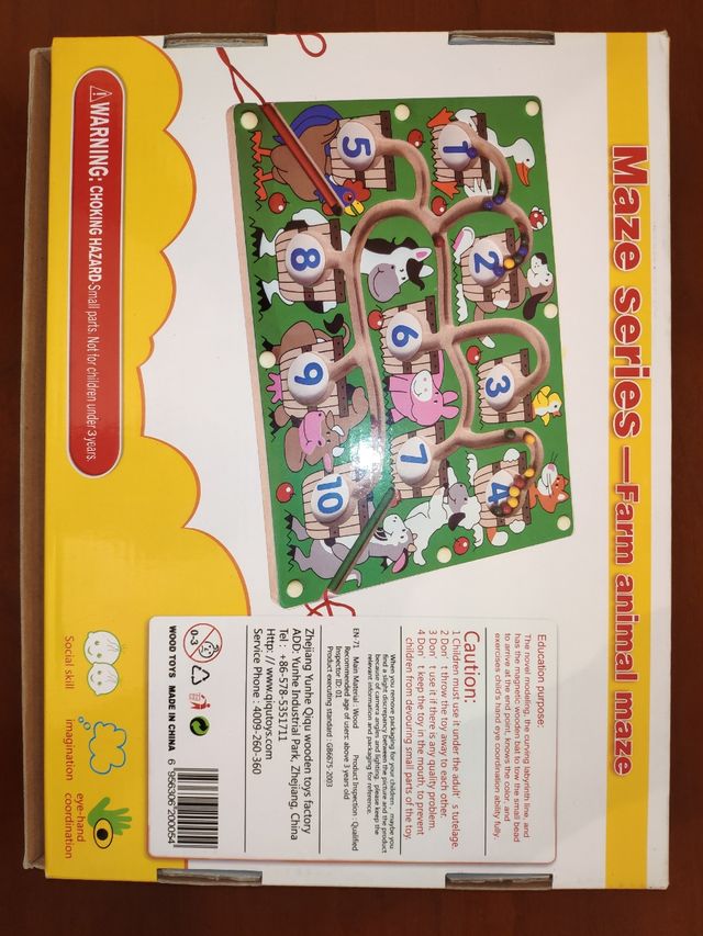 Juego infantil con imanes