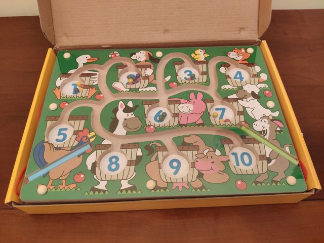 Juego infantil con imanes