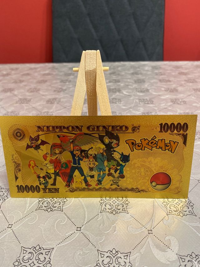 EXCLUSIVO BILLETE DE POKEMON. MODELO: PIKACHU 2