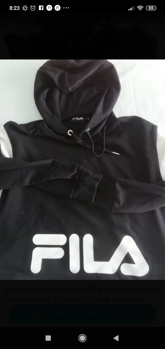 sudadera Fila niña 10-14 años. adulto S