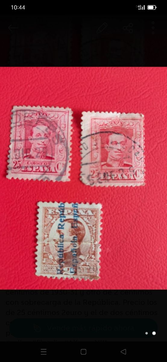 Lote de sellos República, Alfonso XIII y Franco.