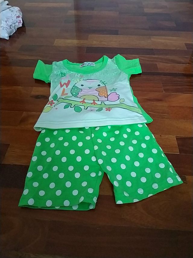 conjunto  infantil niña  talla 18 meses
