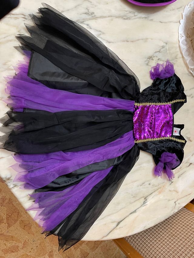 Disfraz debruja + sombrero . NUEVO . Marca Rubie's