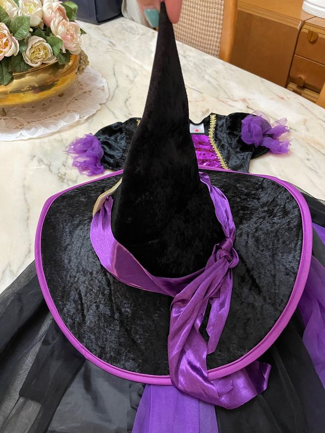 Disfraz debruja + sombrero . NUEVO . Marca Rubie's