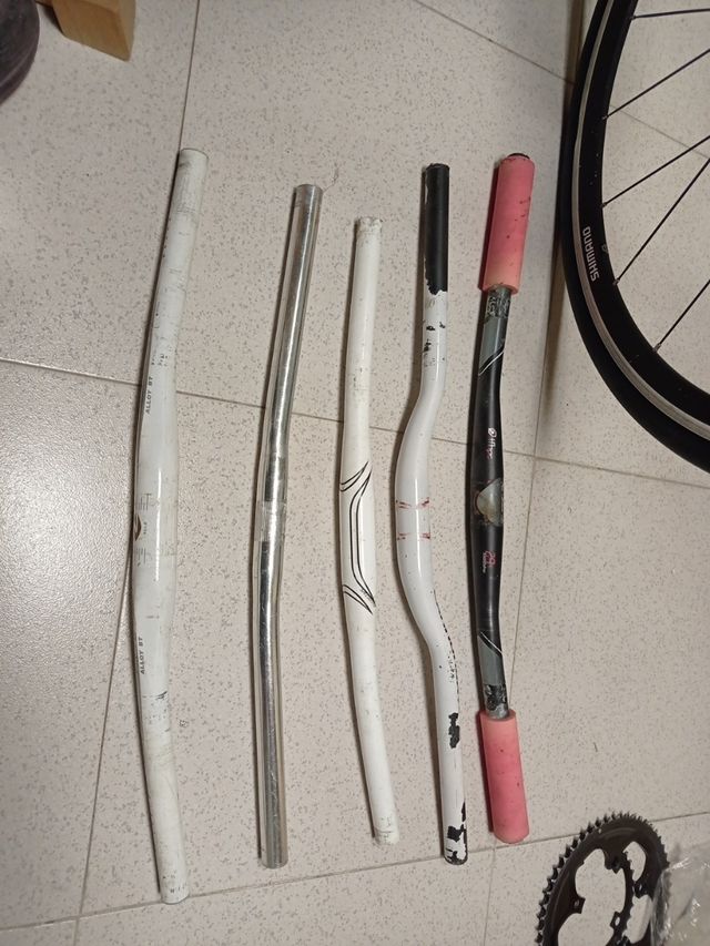 manillares de aluminio