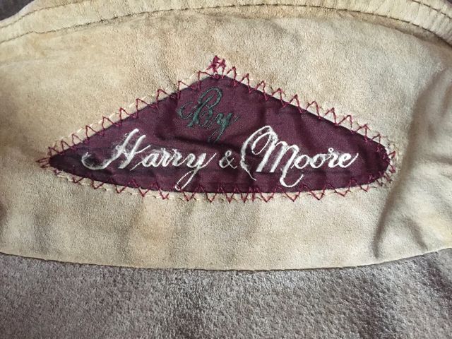 Giacca di pelle imbottita vintage