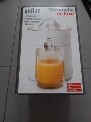 Exprimidor eléctrico braun de segunda mano por 15 EUR en Valladolid en  WALLAPOP