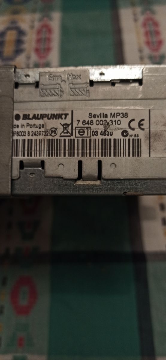 Reproductor de audio Cd de coche Blaupunkt