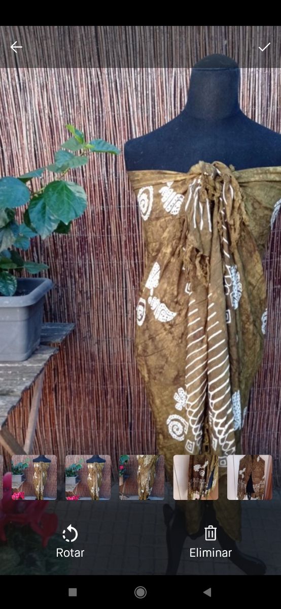 pin up Pareo Pañuelo Foulard Hawaiiana Tiki