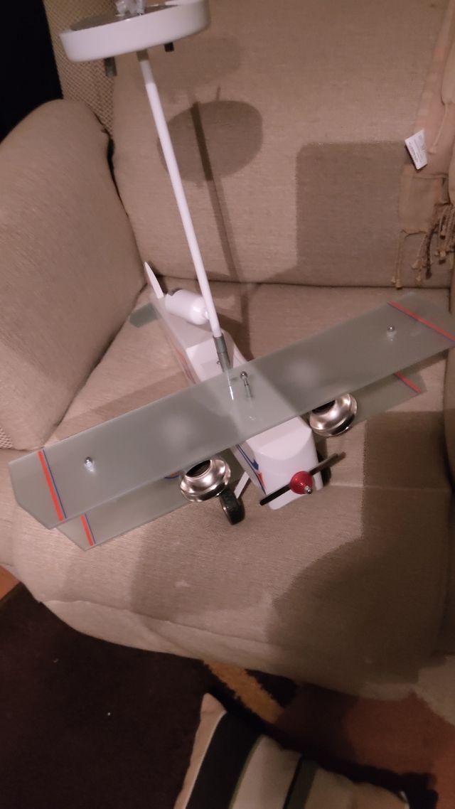 Bonita avión lámpara