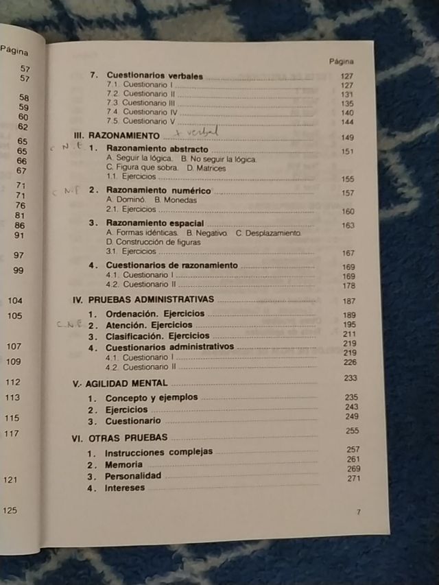 Prueba Psicotecnica, Adams