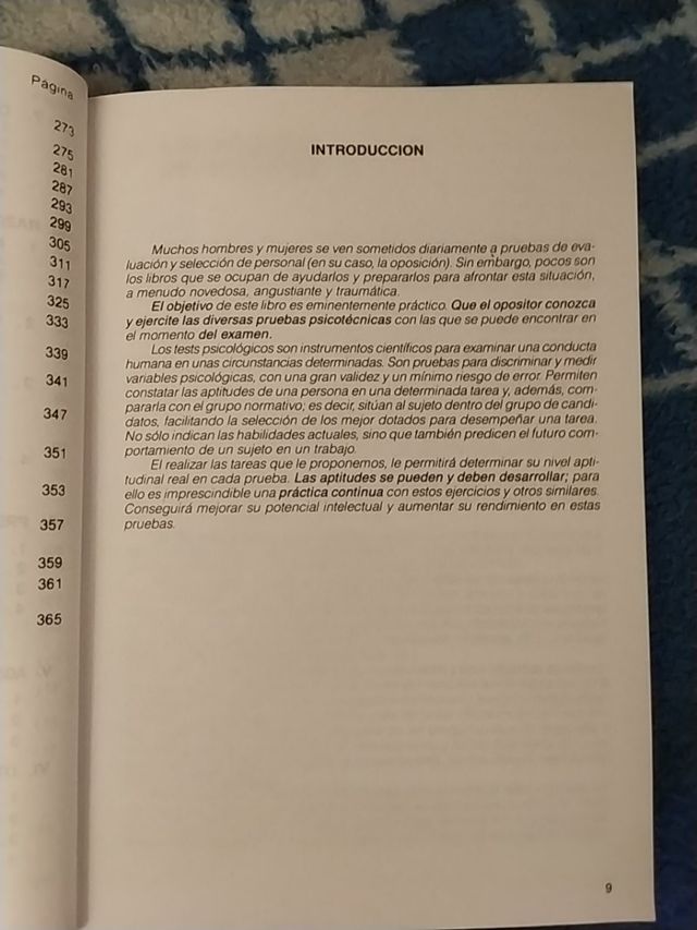 Prueba Psicotecnica, Adams