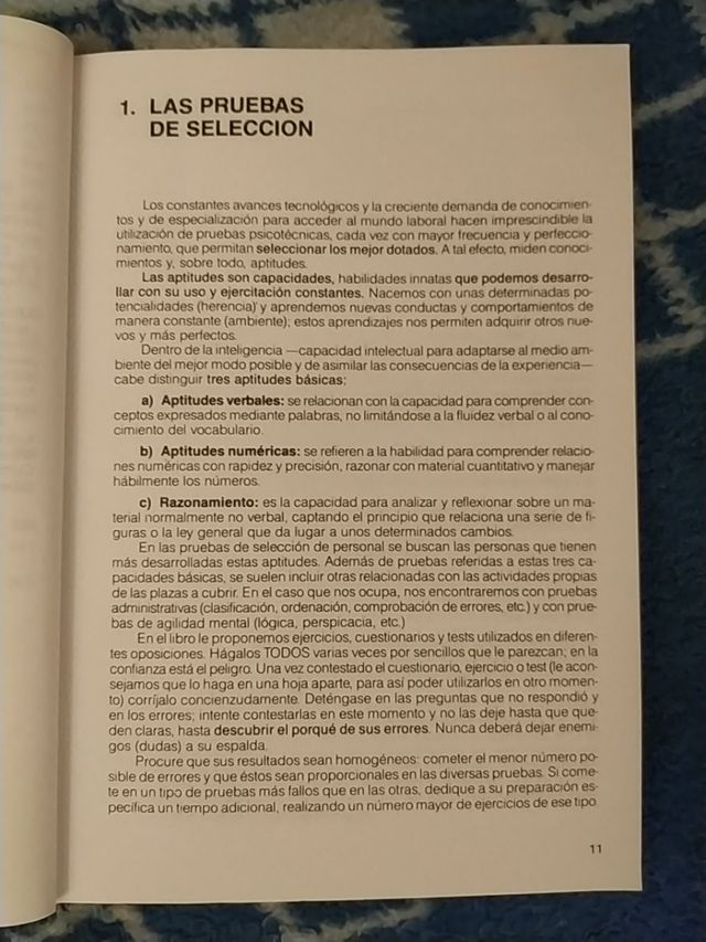 Prueba Psicotecnica, Adams