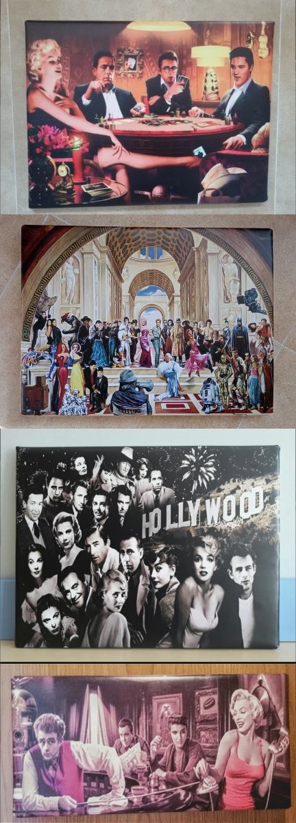 Cuadros ILUSTRACIÓNES PERSONAJES FAMOSOS a elegir