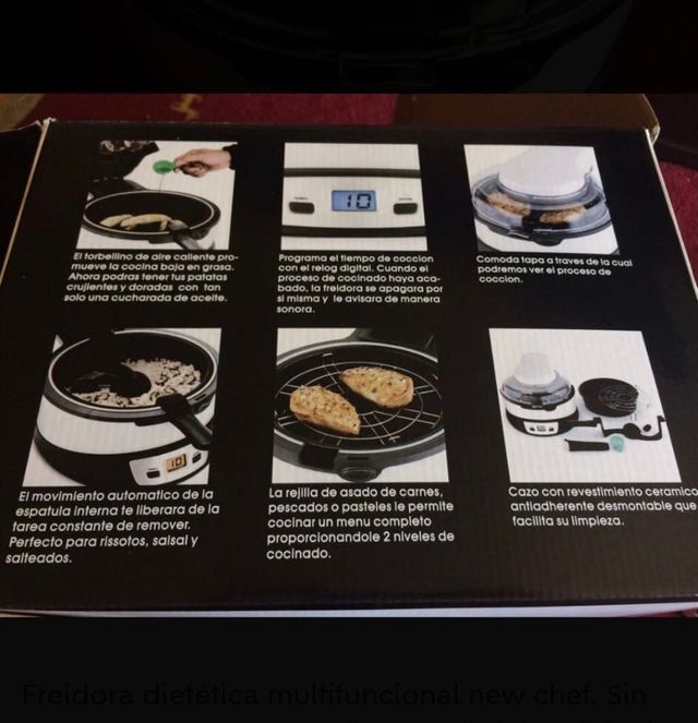 Freidora dietética new chef. Airfryer. A estrenar