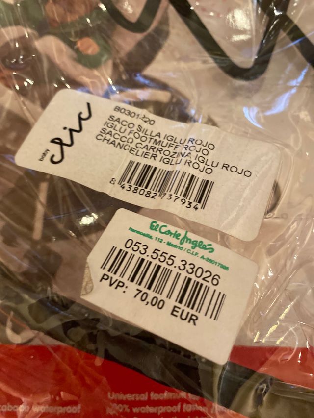 Saco cochecito universal NUEVO