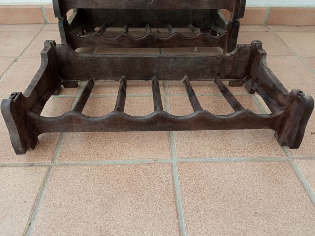 Botellero de resina apilable