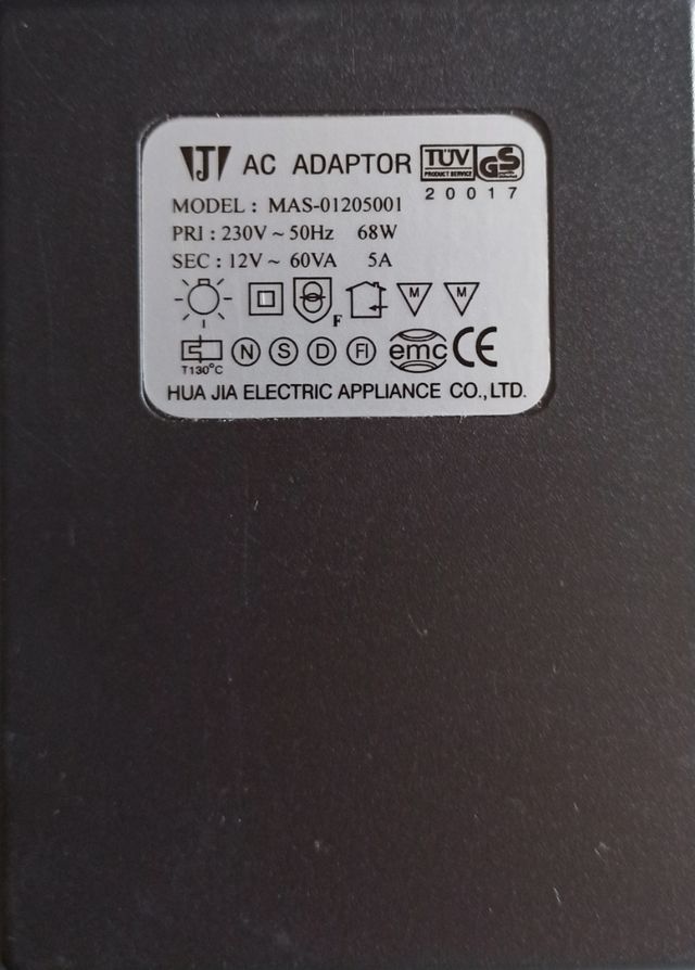 TRANSFORMADOR 65W 230V 12V