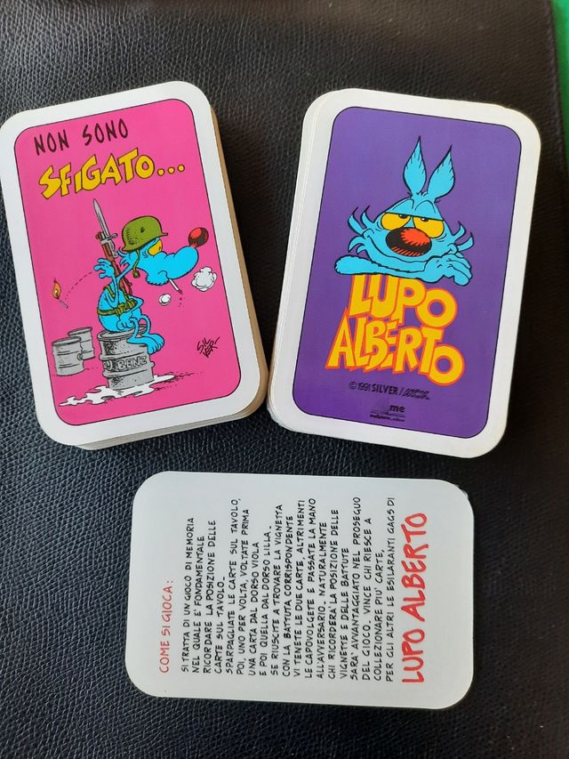 Lupo Alberto gioco da collezione A Carte Scoperte