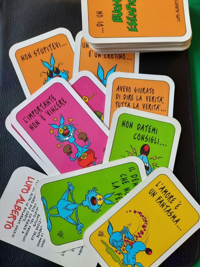 Lupo Alberto gioco da collezione A Carte Scoperte