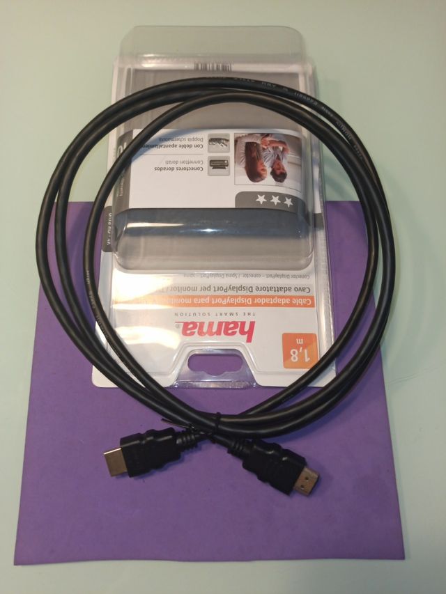 CABLE ADAPTADOR Display Port para monitor/TV Ultra