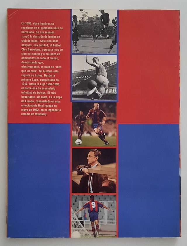 Libros "El siglo del Barça" 100 años en imágenes