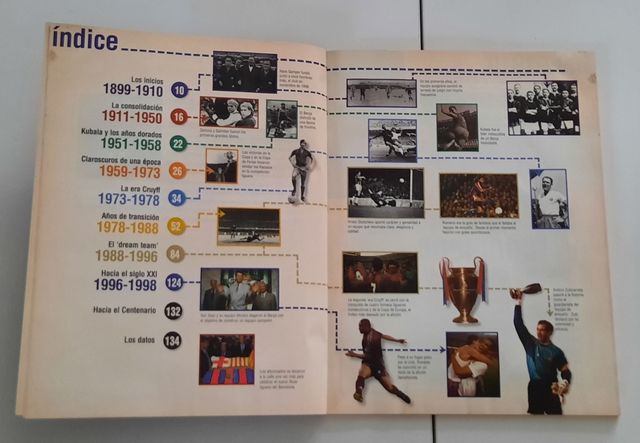 Libros "El siglo del Barça" 100 años en imágenes