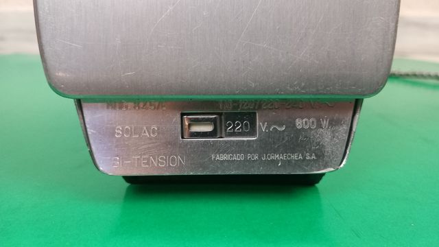 Plancha Solac de los años 1950