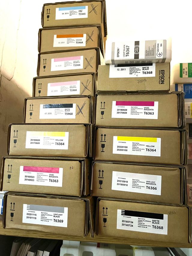 Tintas plotter epson todos colores en Oferta