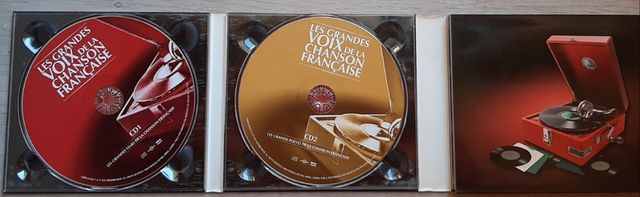 4 Cd CANCIÓN FRANCESA, LAS GRANDES VOCES