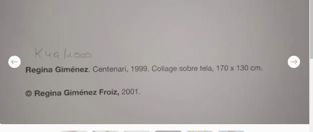 LAMINA "CENTENARI" FCB de Regina Giménez