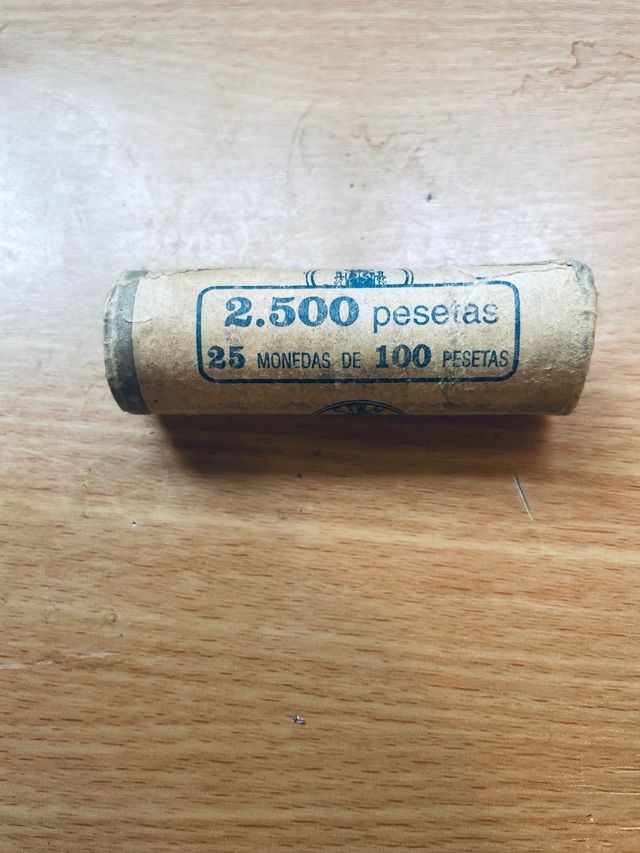 Paquete monedas 100 pesetas