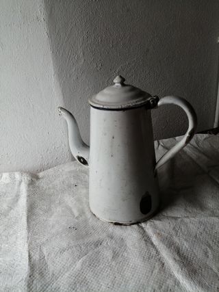 Cafetera de porcelana antigua de segunda mano por 25 EUR en Oviedo en  WALLAPOP