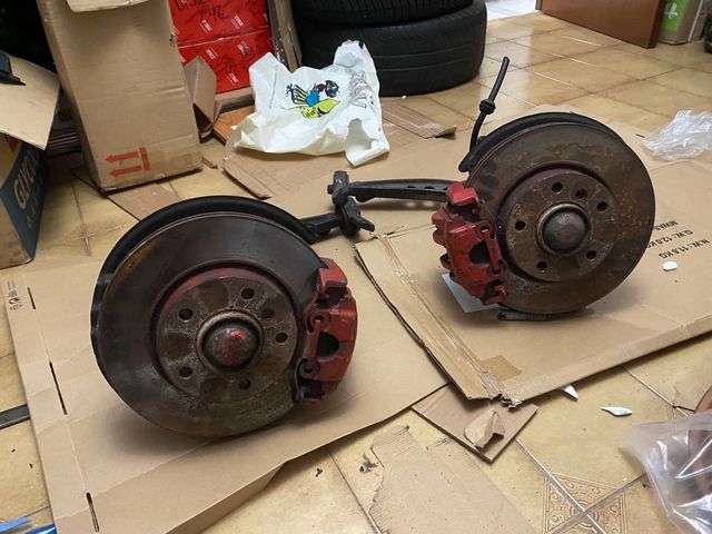 Manguetas frenada completa y trapecios e36 325i