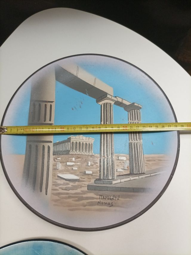 Plato Decorativo Pintado A Mano